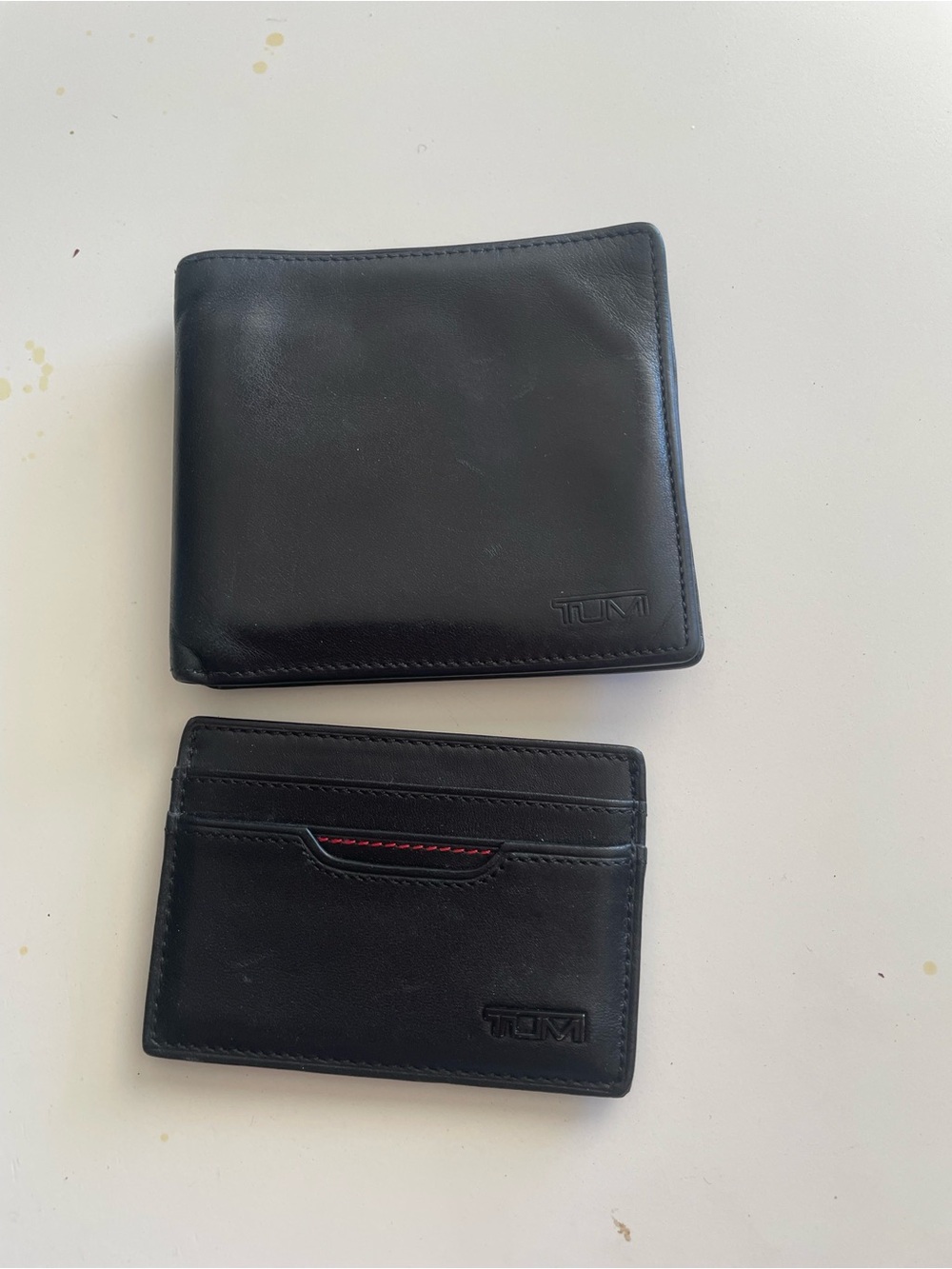 TUMI Wallet and Card Holder Black